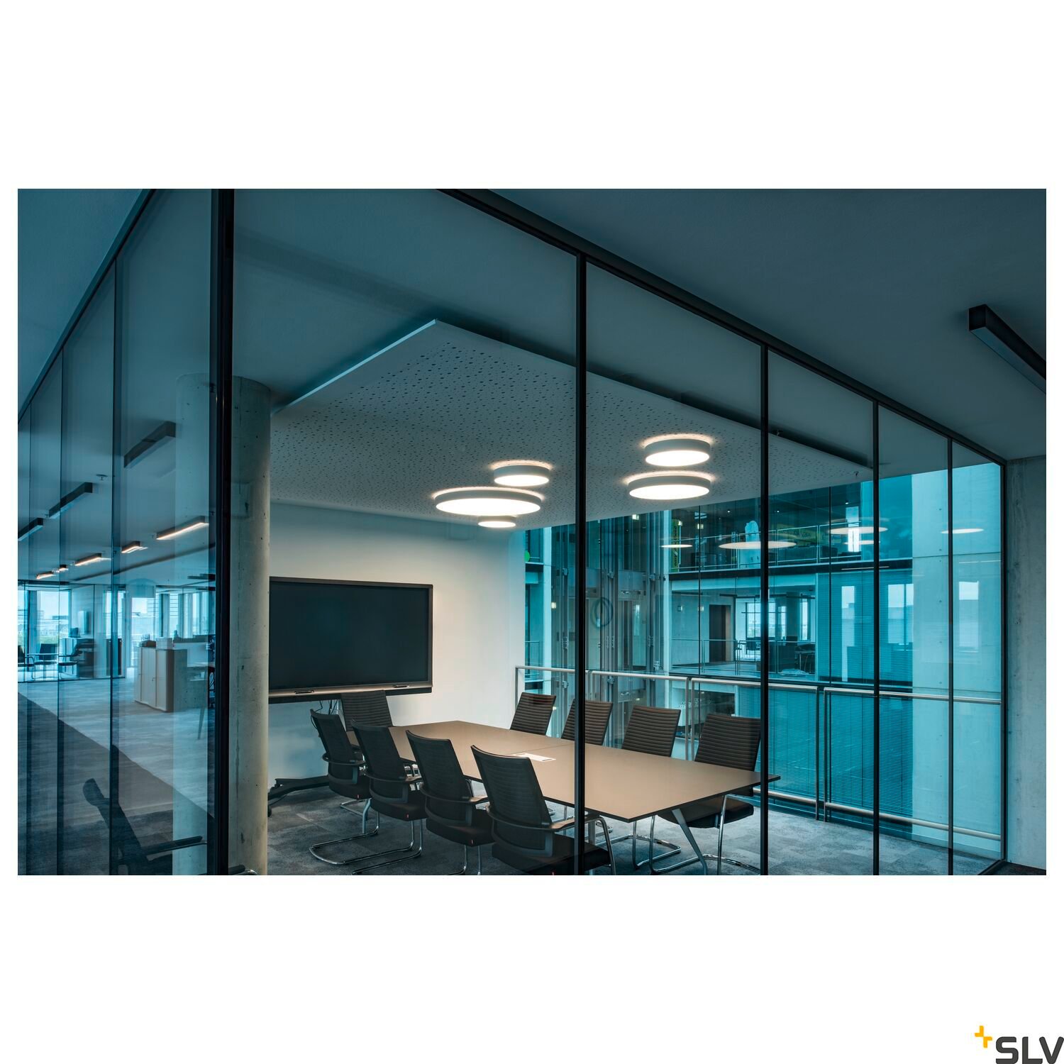 MEDO 40 AMBIENT, LED  Wand- und Deckenaufbauleuchte, DALI, weiß, 3000/4000K 5