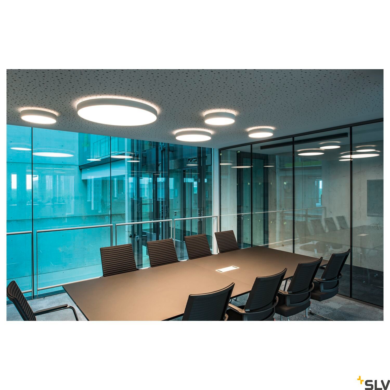 MEDO 40 AMBIENT, LED  Wand- und Deckenaufbauleuchte, DALI, weiß, 3000/4000K 6