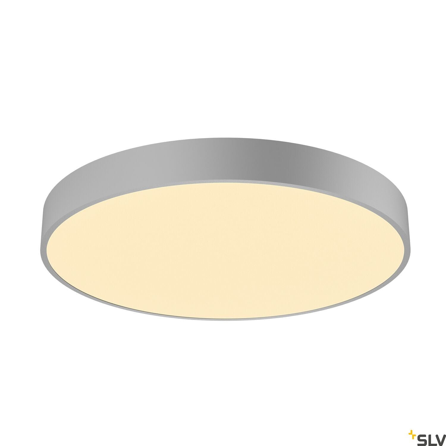 MEDO 60 AMBIENT, LED  Wand- und Deckenaufbauleuchte, DALI, silbergrau, 3000/4000K