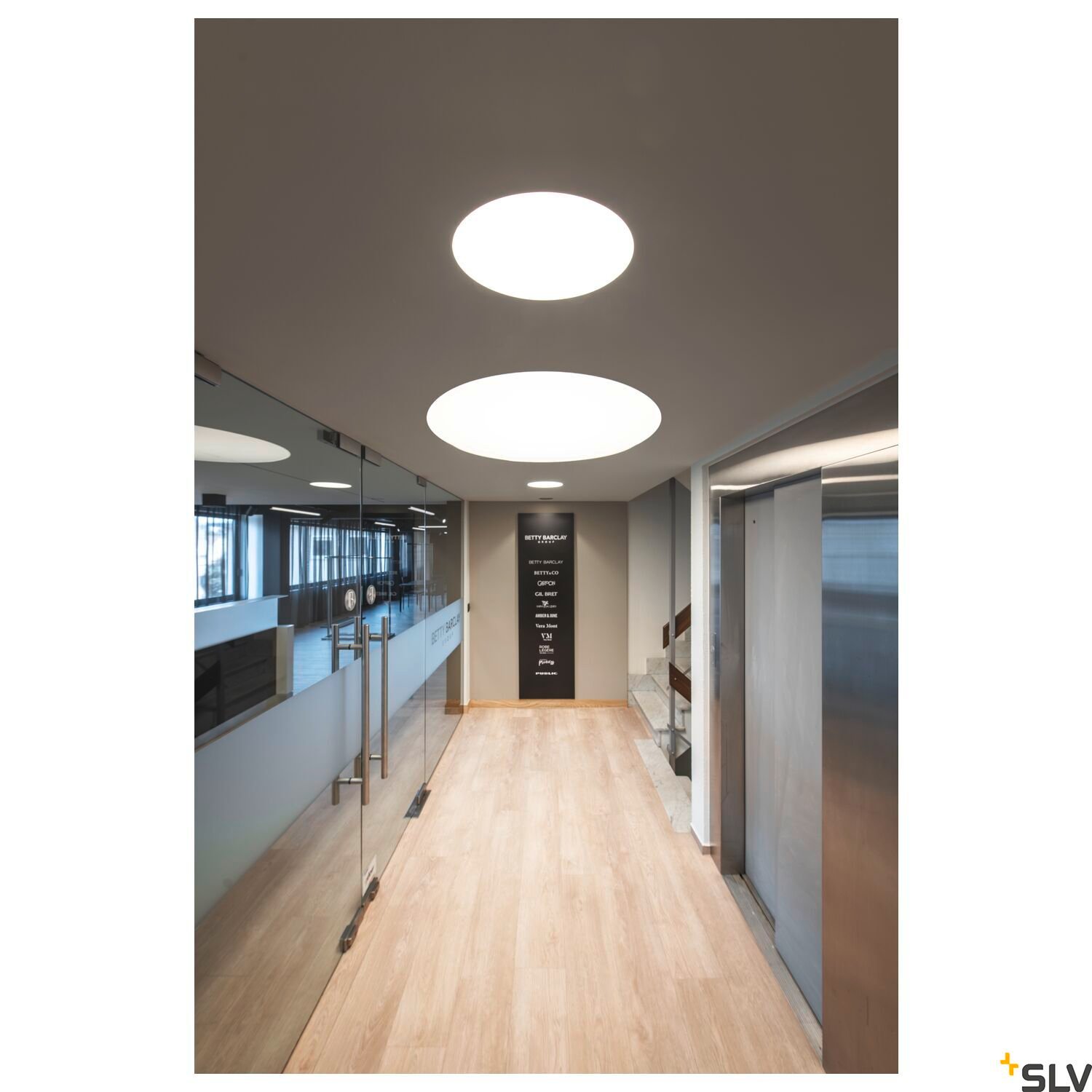 MEDO 90, LED  Deckeneinbauleuchte rahmenlose Version weiß 3000/4000K 4