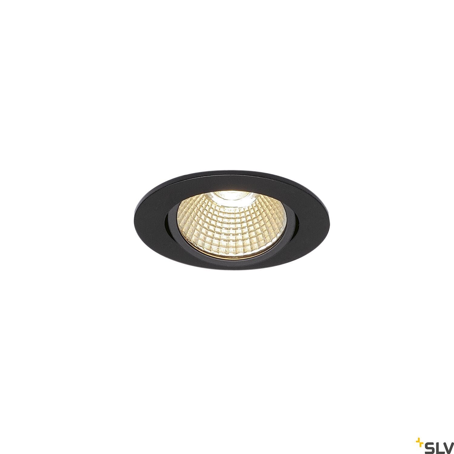 NEW TRIA rund, LED  Deckeneinbauleuchte, schwarz, 1800-3000K, 7,2W