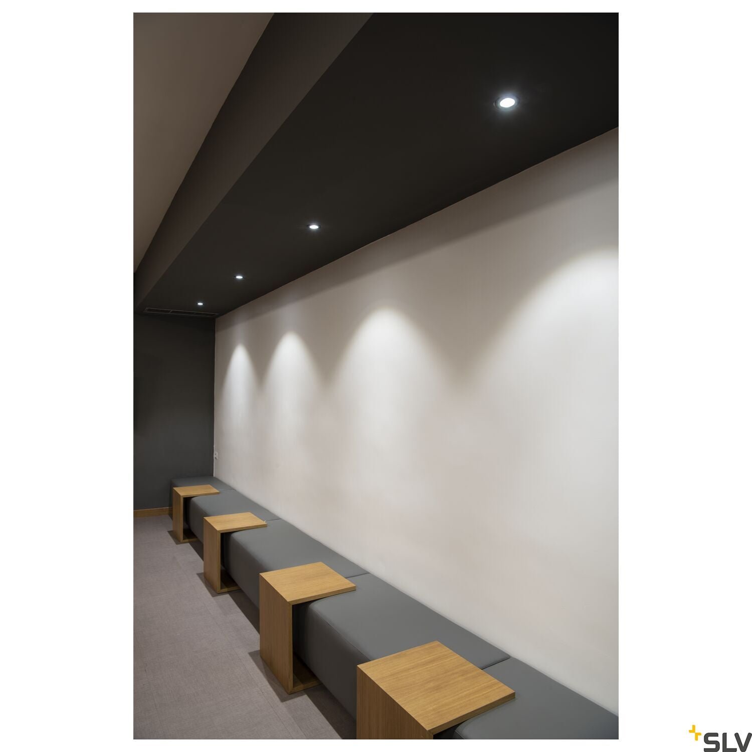 NEW TRIA rund, LED  Deckeneinbauleuchte, schwarz, 1800-3000K, 7,2W 4