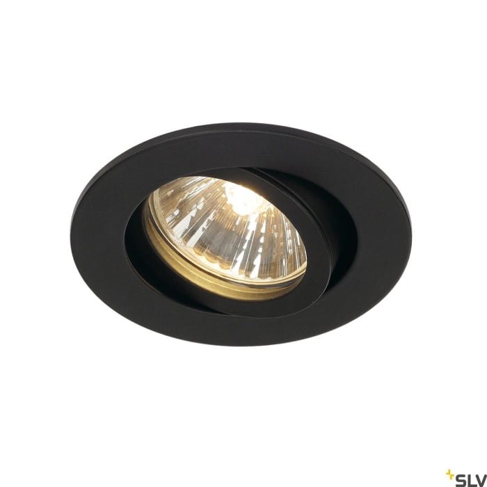 NEW TRIA 68,  Deckeneinbauleuchte, QPAR51, schwarz, 50W