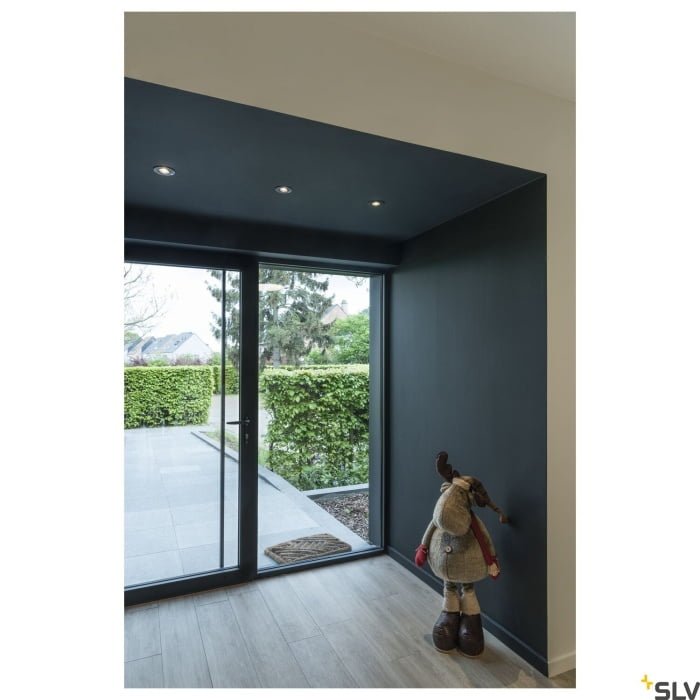 NEW TRIA 68,  Deckeneinbauleuchte, QPAR51, schwarz, 50W 3