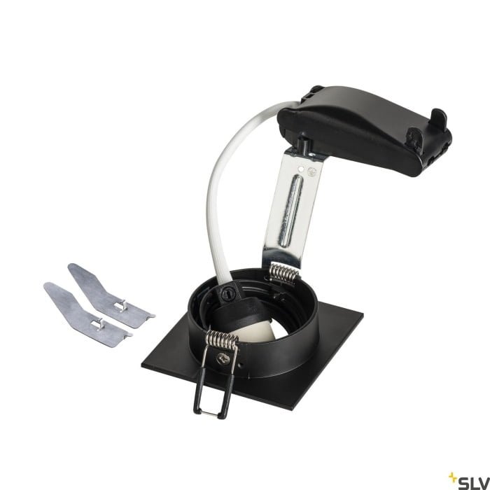 NEW TRIA 68,  Deckeneinbauleuchte, QPAR51, schwarz, 50W 2