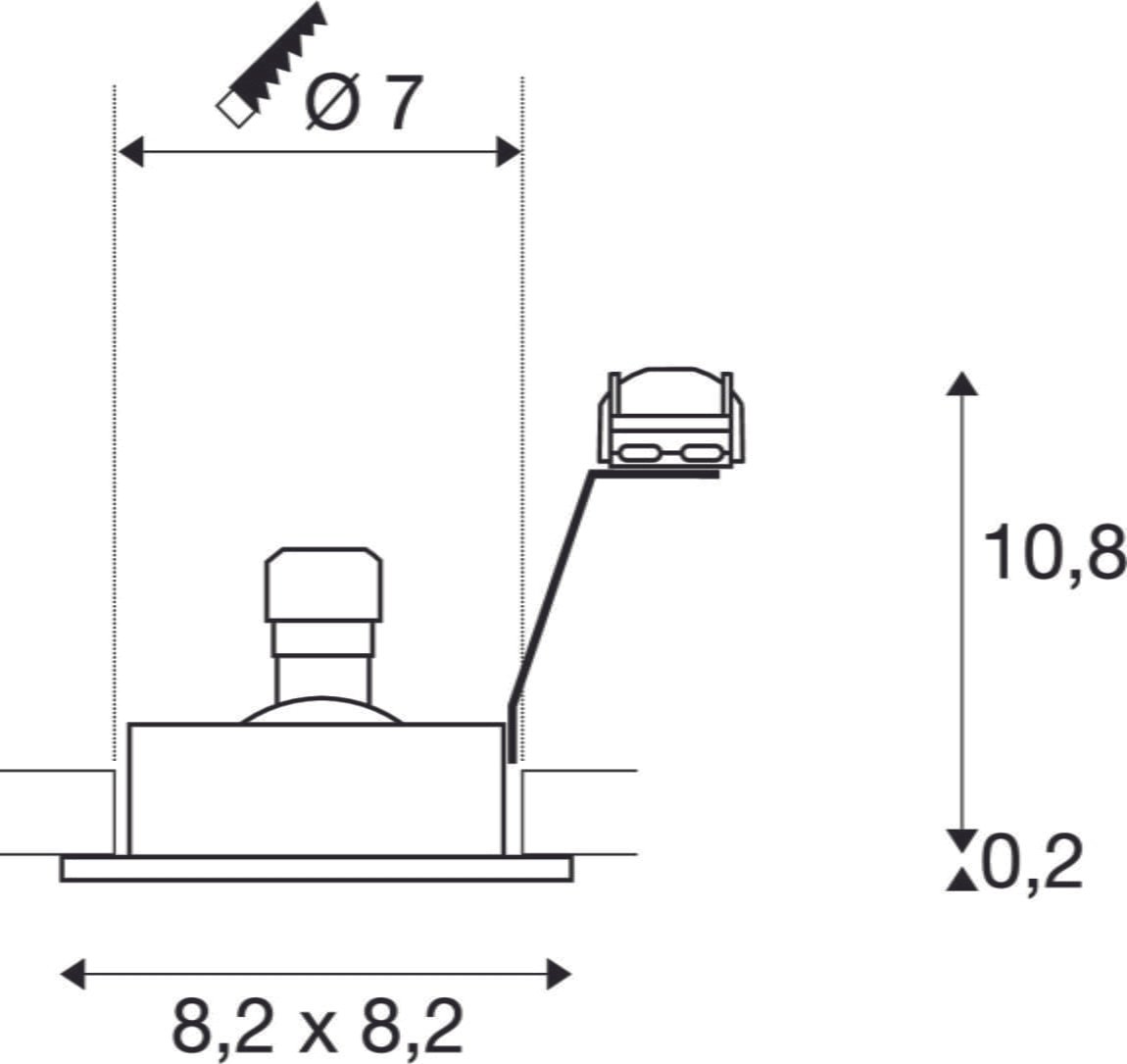 NEW TRIA 68,  Deckeneinbauleuchte, QPAR51, weiß, 50W Innenbereich 4 NEW TRIA 68,  Deckeneinbauleuchte, QPAR51, weiß, 50W Innenbereich 4