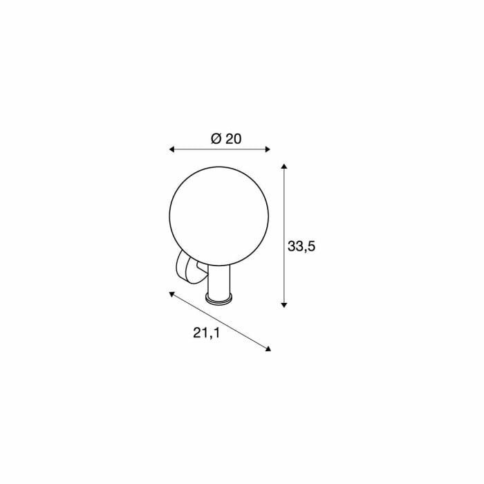 GLOO PURE WL,  Wandaufbauleuchte, E27, anthrazit, IP44 2