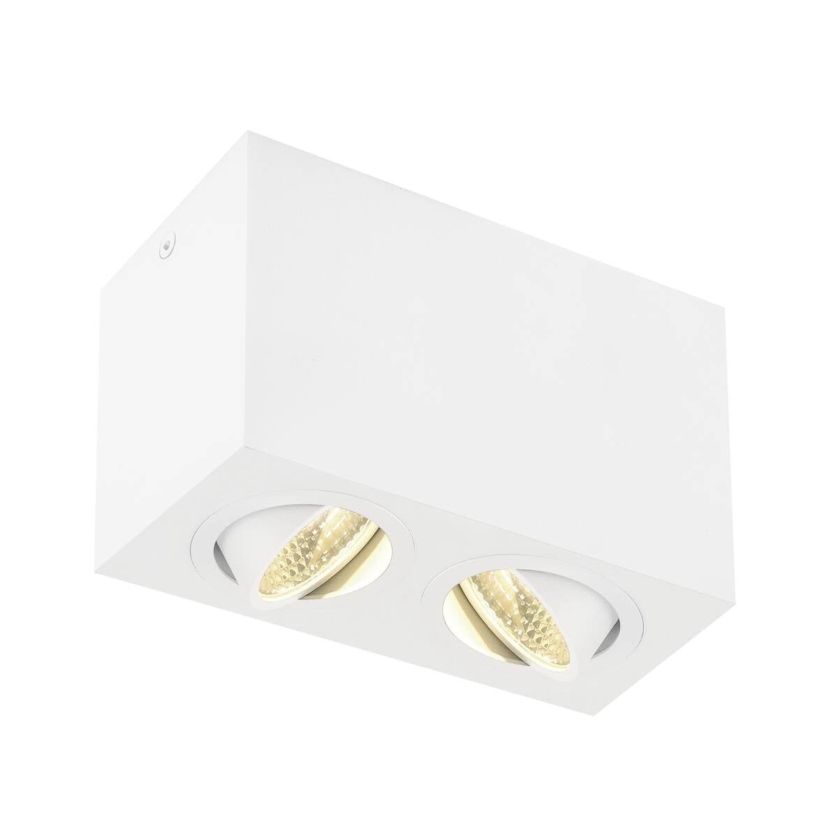 TRILEDO Double, LED Indoor Deckenaufbauleuchte, weiß, 3000K, 16W