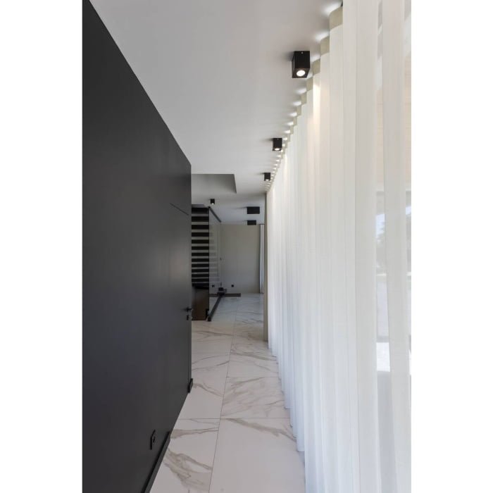 TRILEDO CL, Indoor Deckenaufbauleuchte, QPAR51, schwarz, max 10W 2