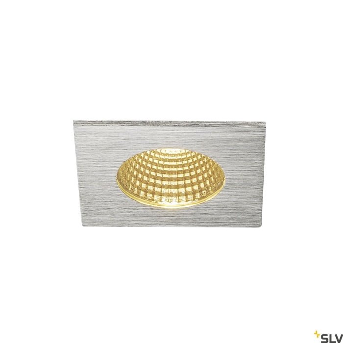 PATTA-I, LED  Deckeneinbauleuchte, eckig DL IP65 silber 1800-3000K