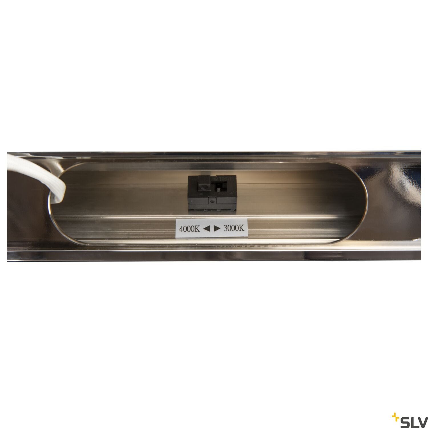 MARYLIN 90, LED  Wandaufbauleuchte, chrom, IP44, 3000K, 21W 2