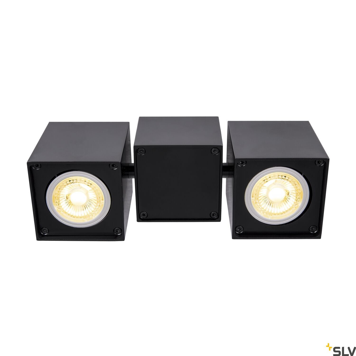 ALTRA DICE,  Wand- und Deckenaufbauleuchte, double, QPAR51, schwarz 2