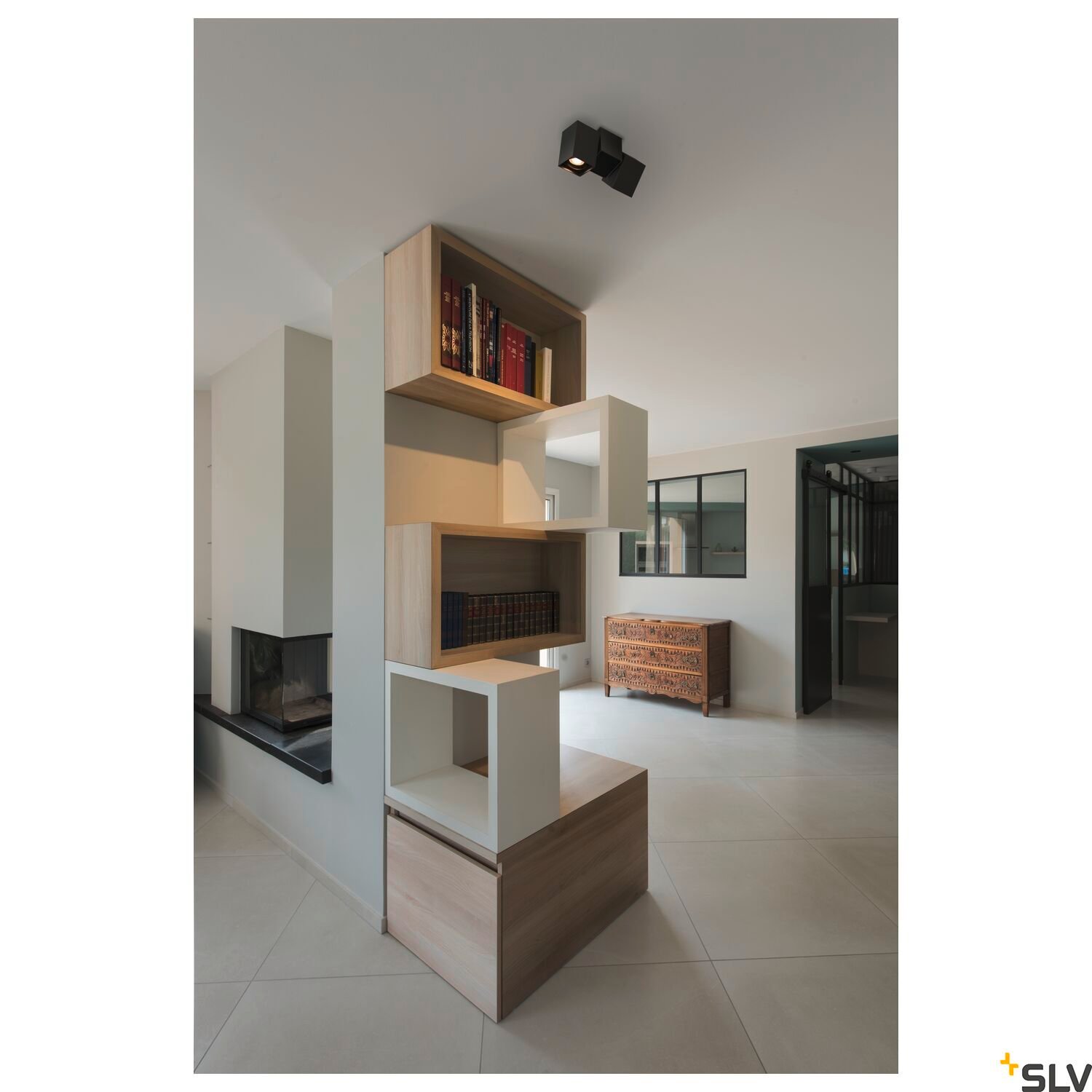 ALTRA DICE,  Wand- und Deckenaufbauleuchte, double, QPAR51, schwarz 4