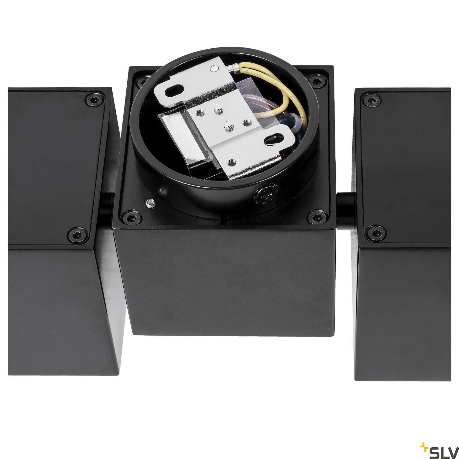 ALTRA DICE,  Wand- und Deckenaufbauleuchte, double, QPAR51, schwarz 3