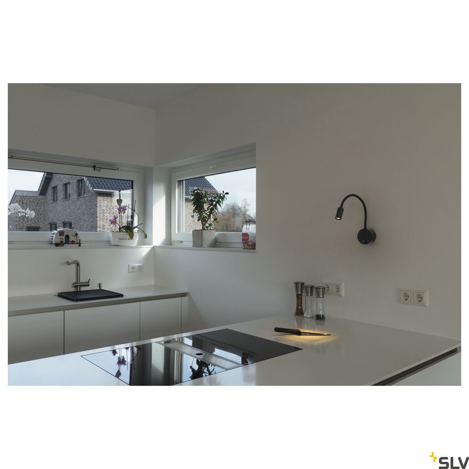 DIO FLEX PLATE, LED  Wandaufbauleuchte, schwarz, 2700K 5