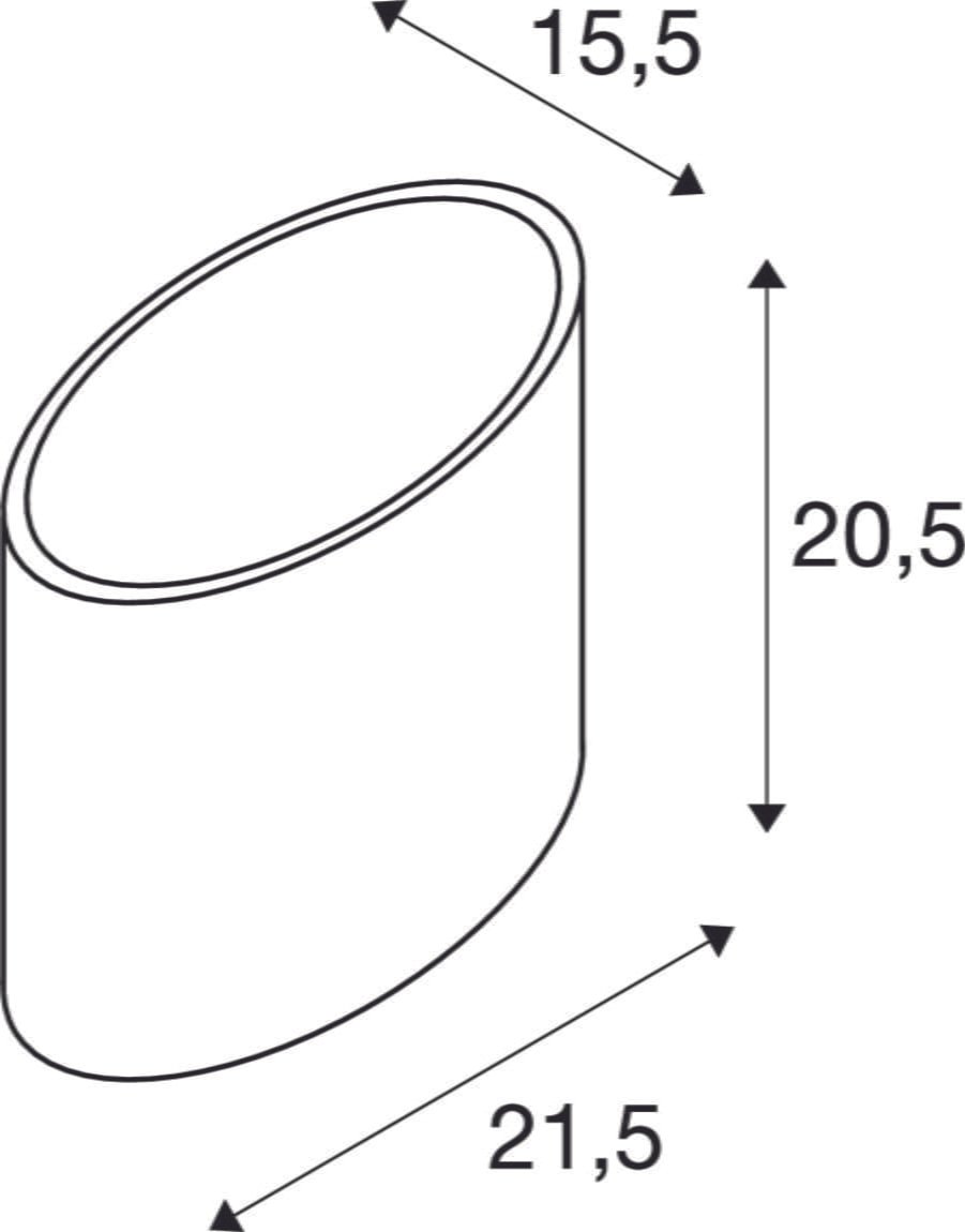 KENKUA,  LED Wandaufbauleuchte, chrom 7