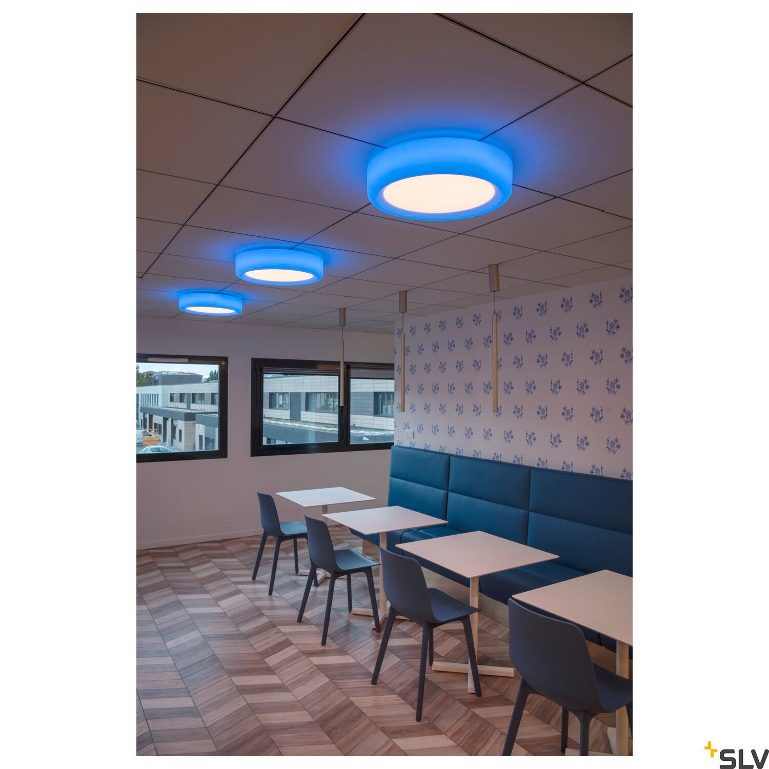 SLV VALETO® MALANG,  LED Wand- und Deckenaufbauleuchte, RGBW, 2700-6500K 4