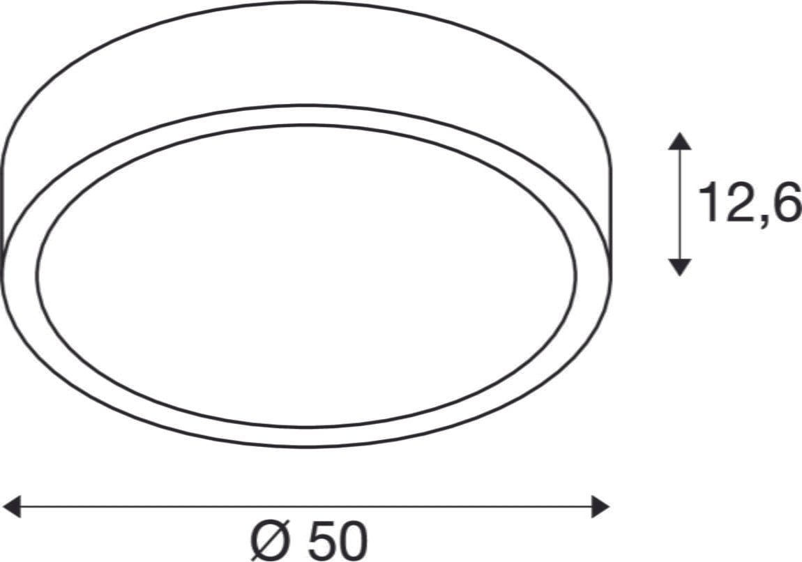 SLV VALETO® MALANG,  LED Wand- und Deckenaufbauleuchte, RGBW, 2700-6500K 7