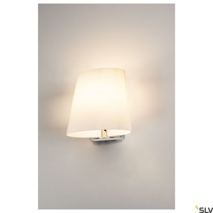 COUPA,  LED Wandaufbauleuchte,G35,chrom, satiniertes Glas 6