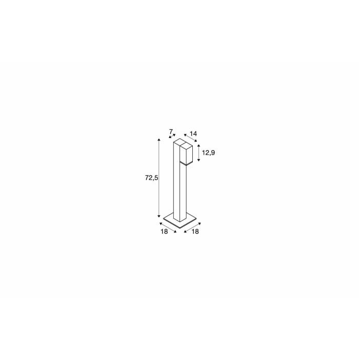 THEO PATHLIGHT, single, QPAR51  Stehleuchte, anthrazit 4