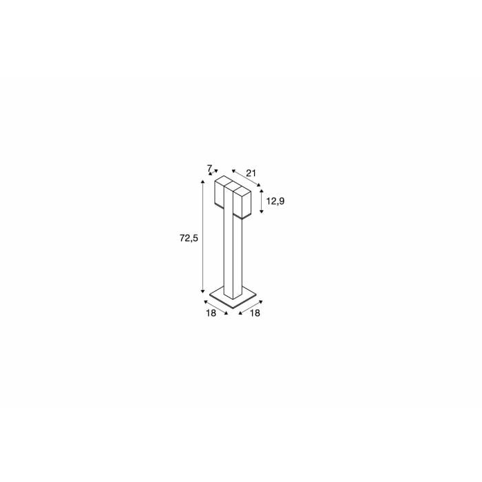 THEO PATHLIGHT, double, QPAR51  Stehleuchte, anthrazit 5