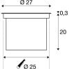 DASAR® 270,  LED Bodeneinbauleuchte, 3000K, rund, IP67, symmetrische Abstrahlung 8