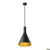 PHELIA 20,  Pendelleuchte, schwarz/gold 9