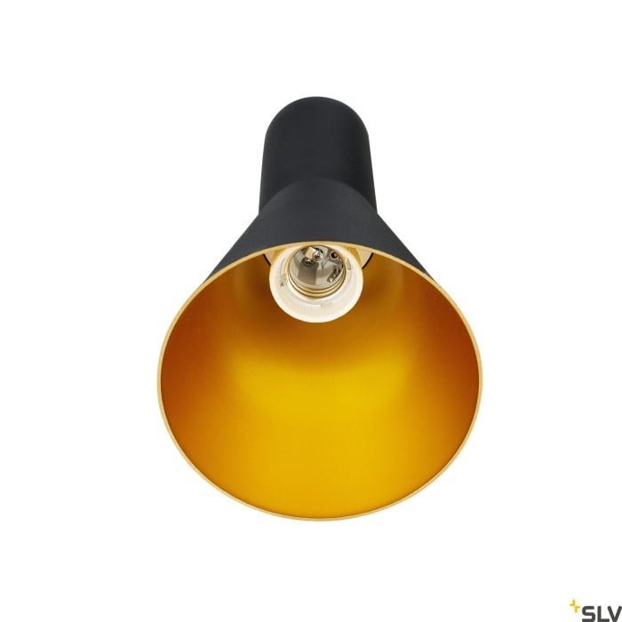 PHELIA 10,  Pendelleuchte, schwarz/gold 3