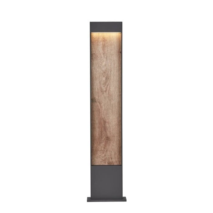 FLATT POLE 100,  LED Stehleuchte, 3000K, IP65, anthrazit/braun 2