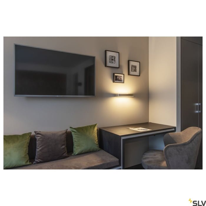 SEDO 7,  LED Wandaufbauleuchte, 3000K, alu 4