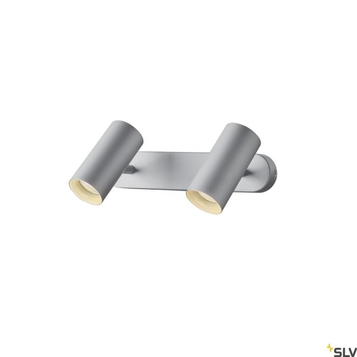 NOBLO,  LED Wand-Deckenaufbauleuchte,  2700K silber 3