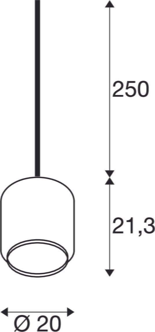 PANTILO 20,  Pendelleuchte E27 kupfer 7