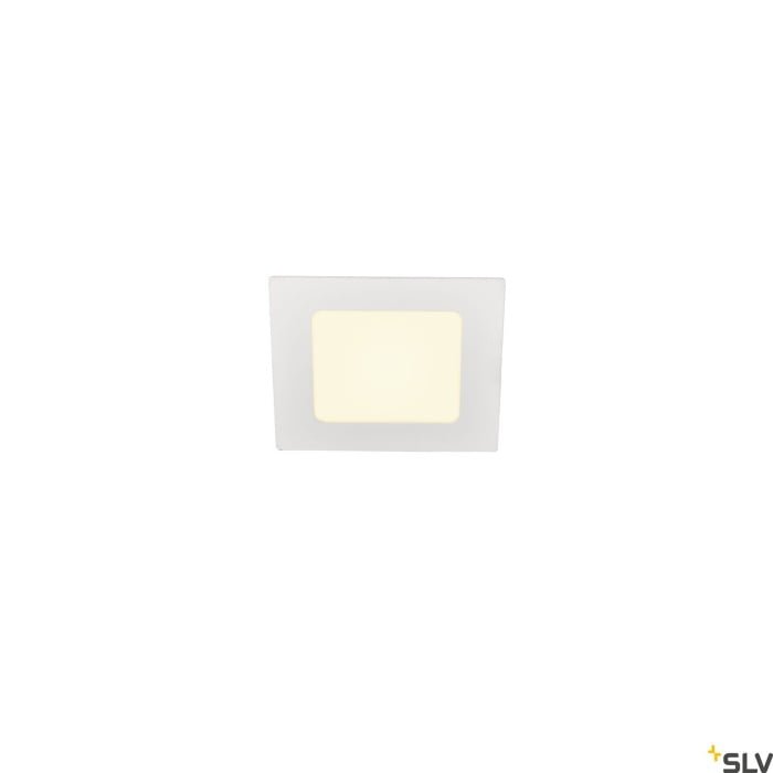 SENSER 12,  LED Deckeneinbauleuchte eckig weiß 3000K CRI 90