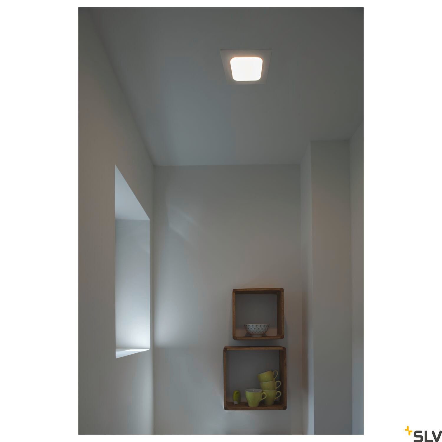 SENSER 18,  LED Deckeneinbauleuchte eckig weiß 3000K Innenbereich 4