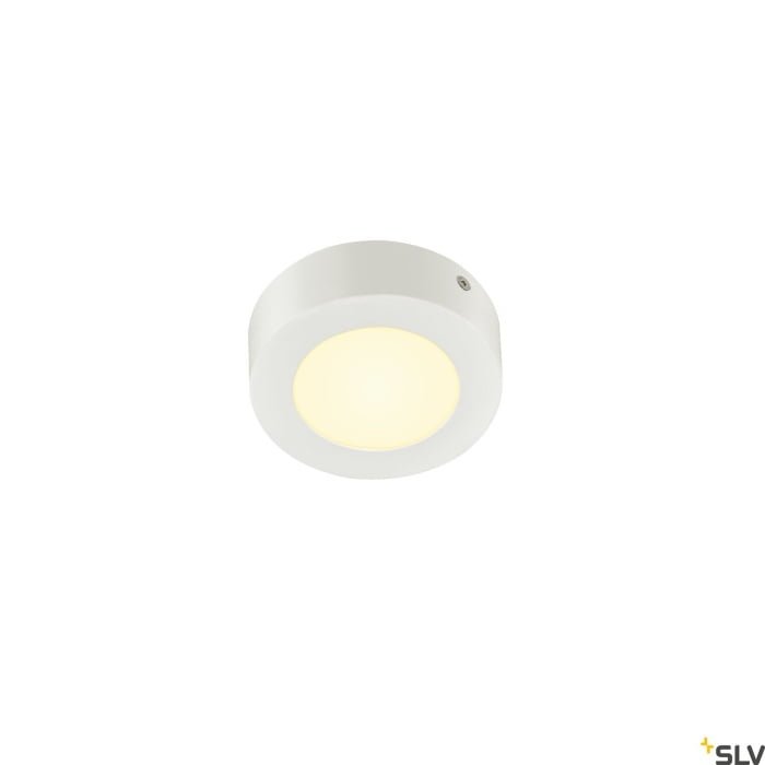 SENSER 12,  LED Wand- und Deckenleuchte rund weiß 3000K