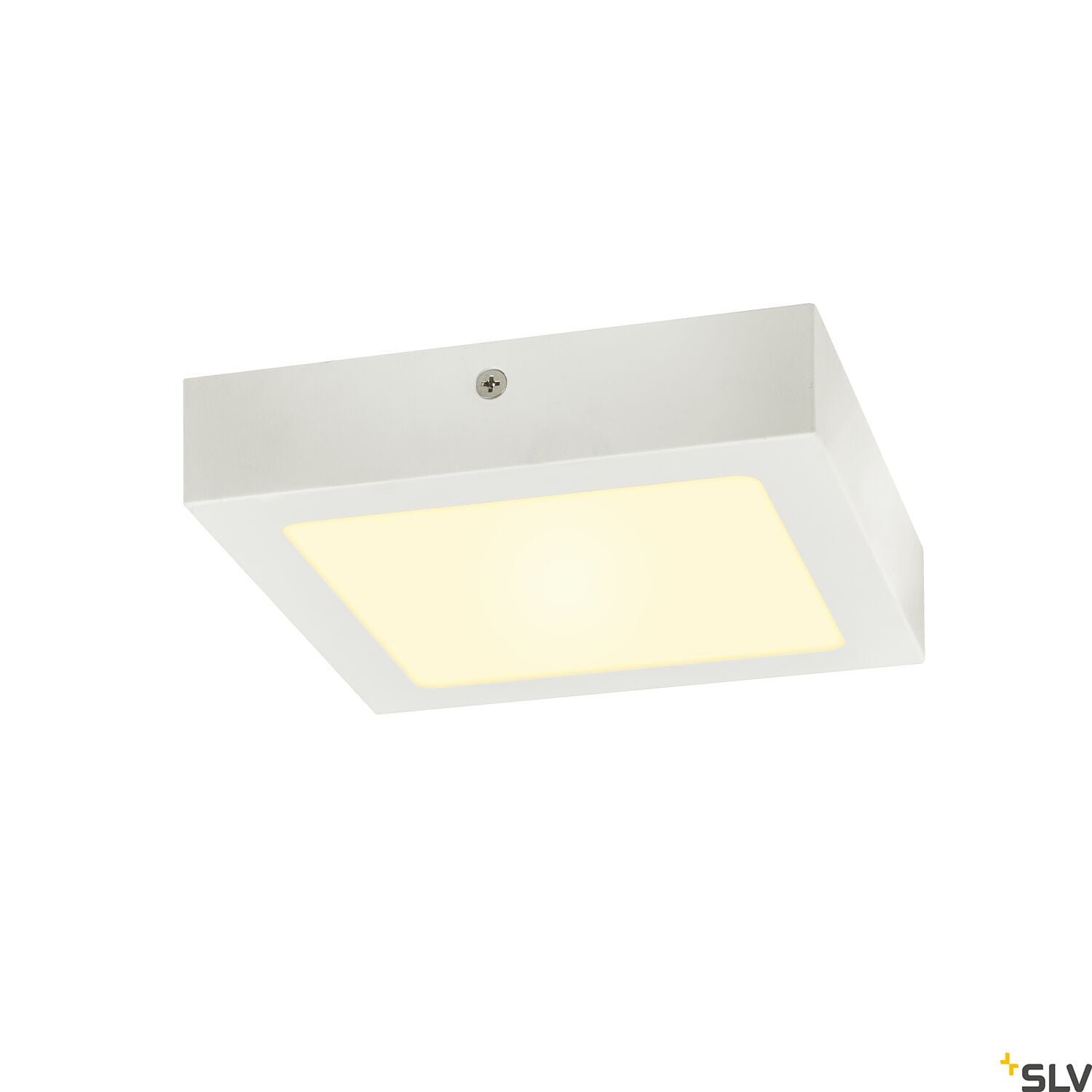 SENSER 18,  LED Deckenaufbauleuchte eckig weiß 3000K 3