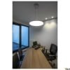 PANEL 60 DALI,  LED Pendelleuchten rund grau 4000K 7