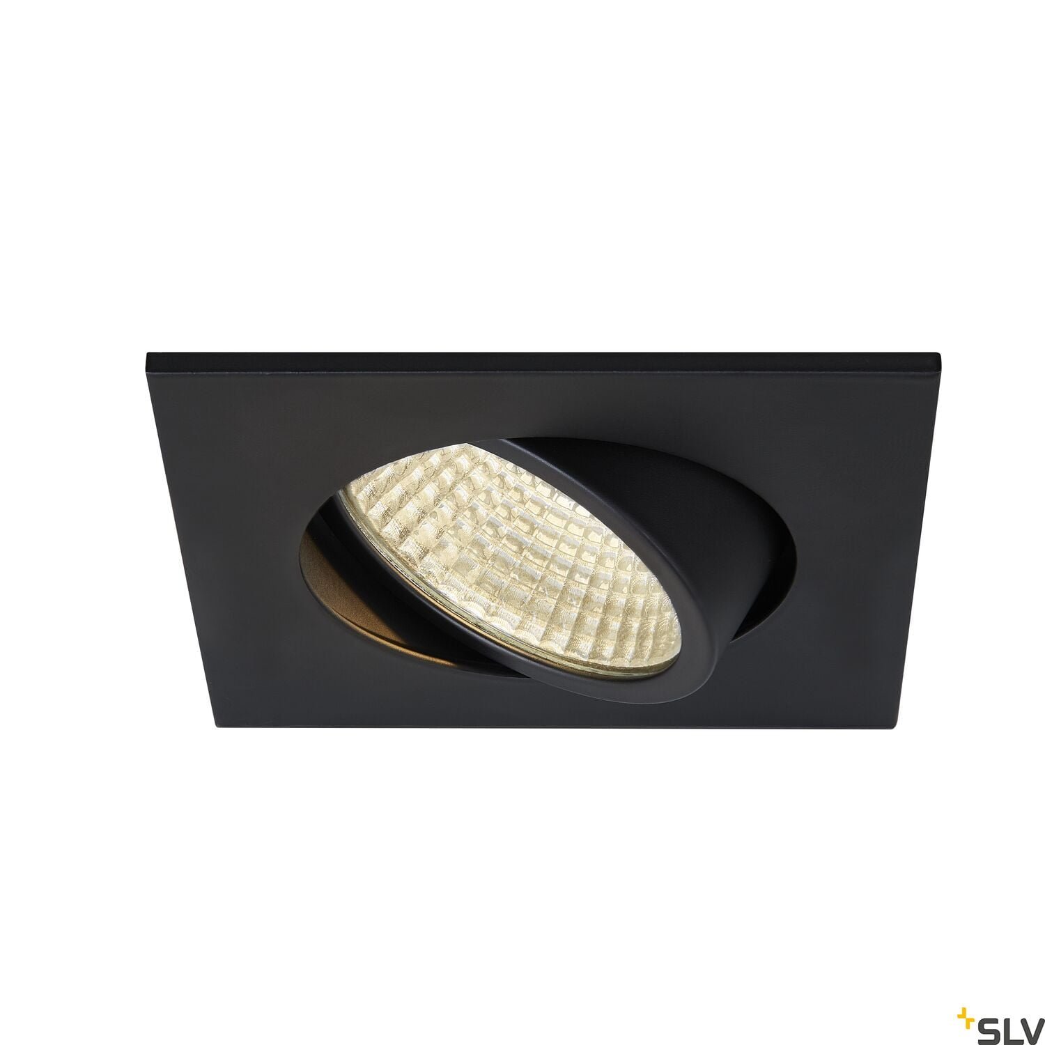 NEW TRIA 68 I CS,  LED Deckeneinbauleuchte schwarz eckig 3000K 38° inkl. Treiber Clipfedern