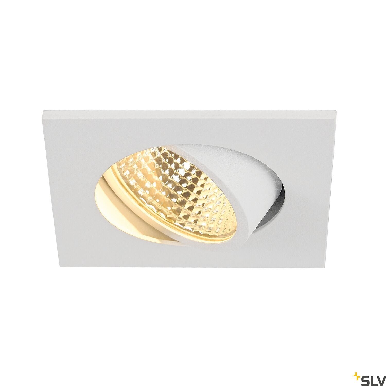 NEW TRIA 68 I CS, LED Deckeneinbauleuchte weiß eckig 2700K 38° inkl. Treiber Clipfedern Aluminiumgehäuse NEW TRIA 68 I CS, LED Deckeneinbauleuchte weiß eckig 2700K 38° inkl. Treiber Clipfedern Aluminiumgehäuse
