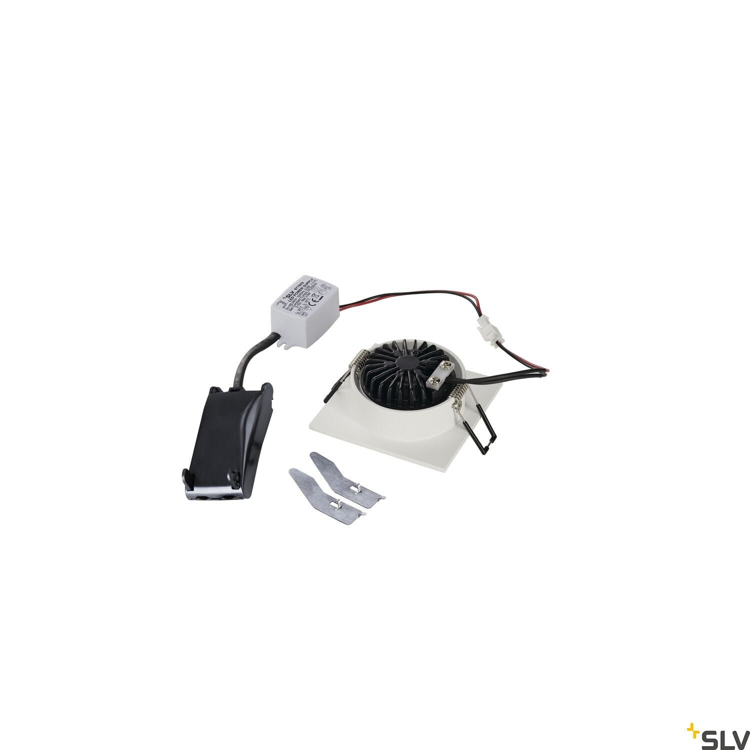 NEW TRIA 68 I CS, LED Deckeneinbauleuchte weiß eckig 2700K 38° inkl. Treiber Clipfedern Aluminiumgehäuse 2 NEW TRIA 68 I CS, LED Deckeneinbauleuchte weiß eckig 2700K 38° inkl. Treiber Clipfedern Aluminiumgehäuse 2