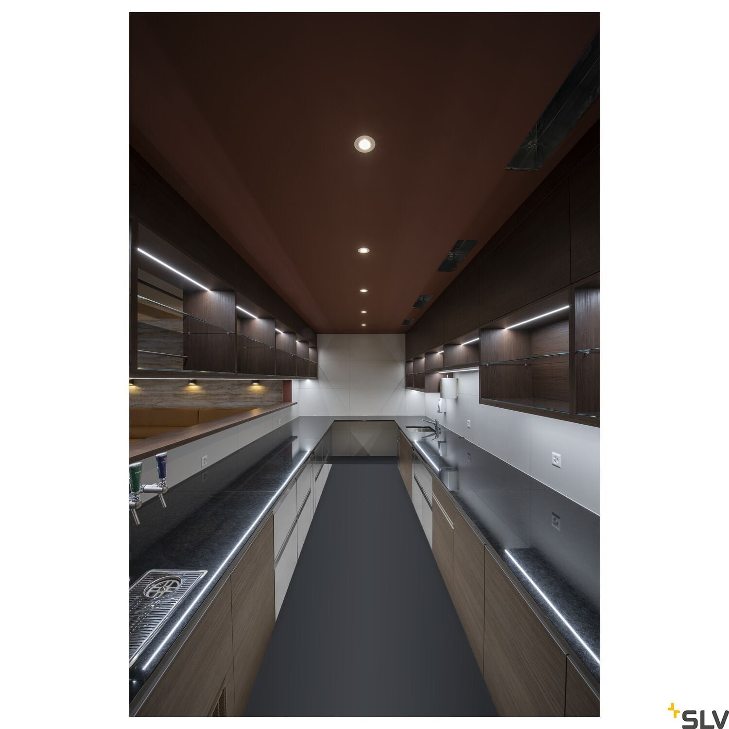 NEW TRIA 68,  LED Deckeneinbauleuchte weiß 2700K rund 3