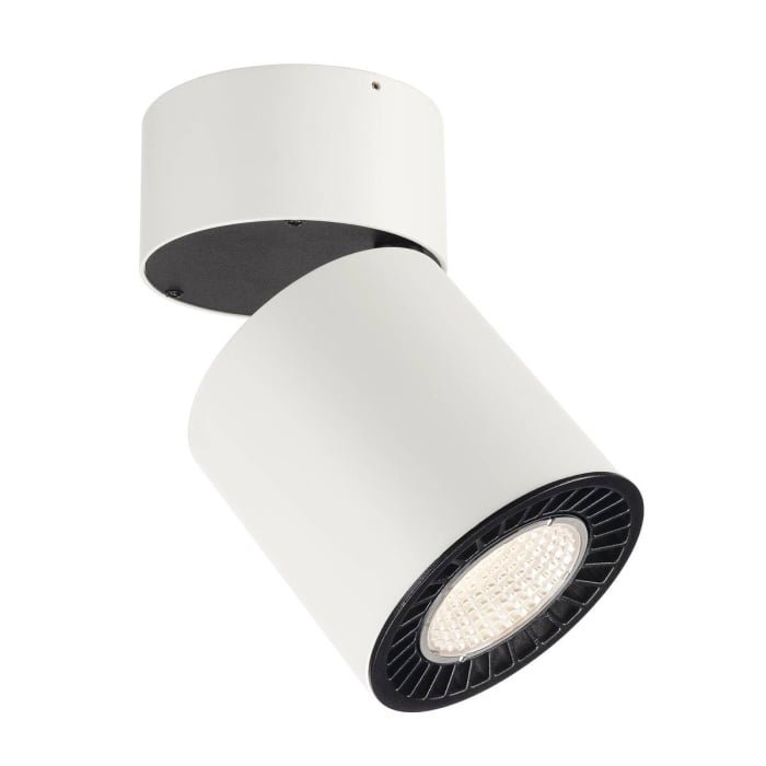 SUPROS CL, Indoor LED Deckenaufbauleuchte, rund, weiß, 3000K, 60° Reflektor, CRI90, 3380lm