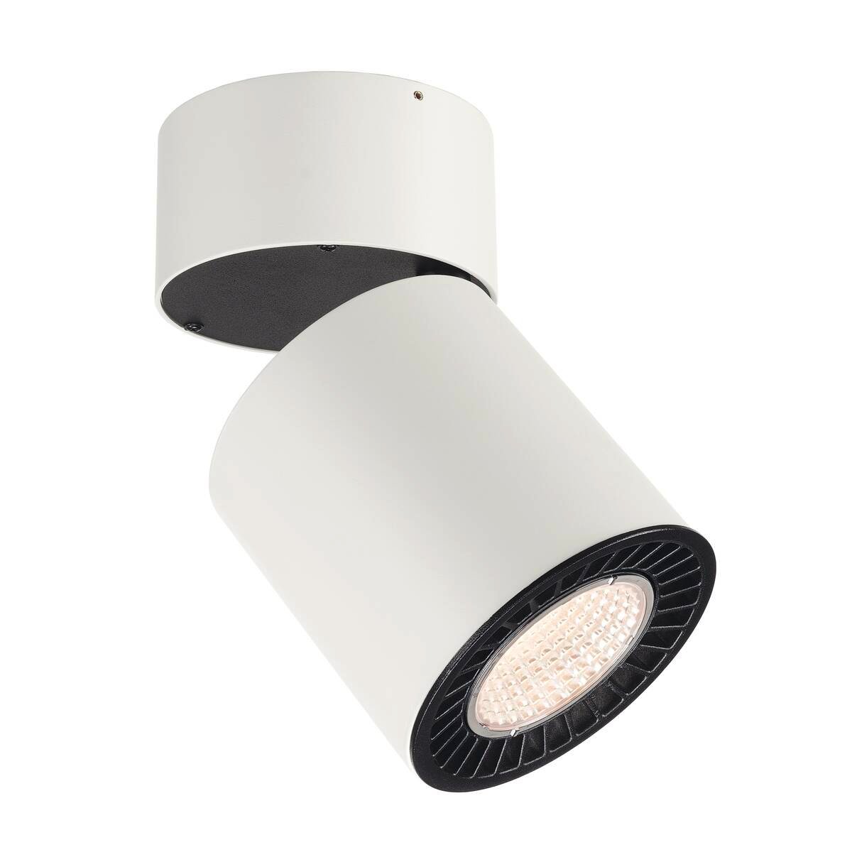 SUPROS CL, Indoor LED Deckenaufbauleuchte, rund, weiß, 3000K, 60° Reflektor, CRI90, 3380lm