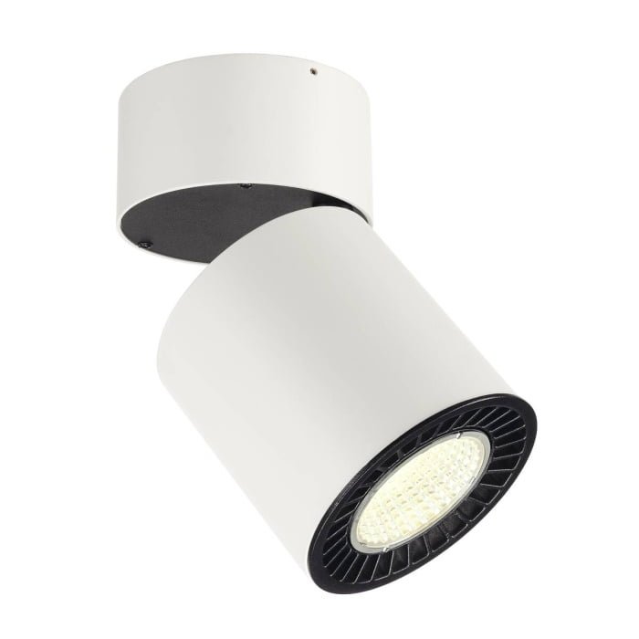 SUPROS CL, Indoor LED Deckenaufbauleuchte, rund, weiß, 4000K, 60° Reflektor, CRI90, 3520lm