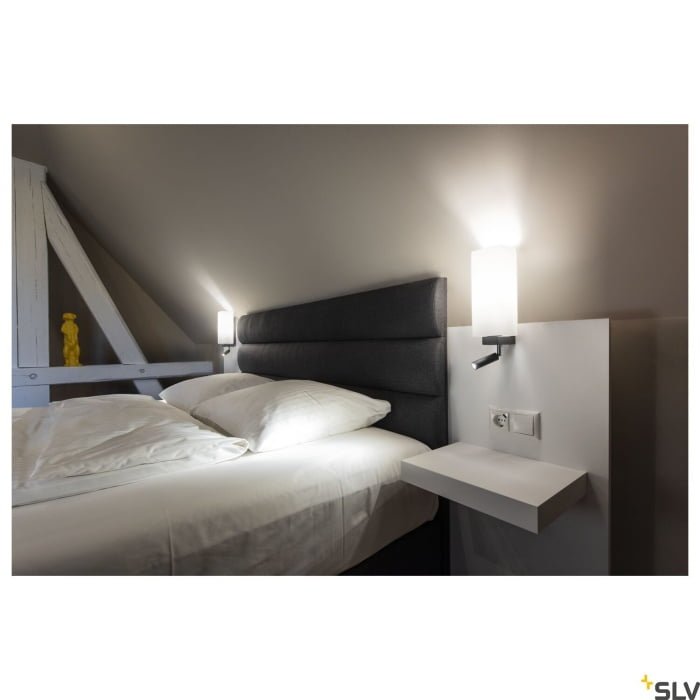 QUADRASS SPOT,  Wandaufbauleuchte mit LED Spot und E27 Fassung, schwarz 4