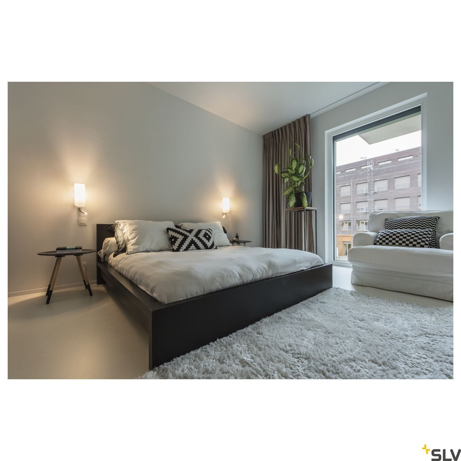 QUADRASS SPOT,  Wandaufbauleuchte mit LED Spot und E27 Fassung, weiß 4