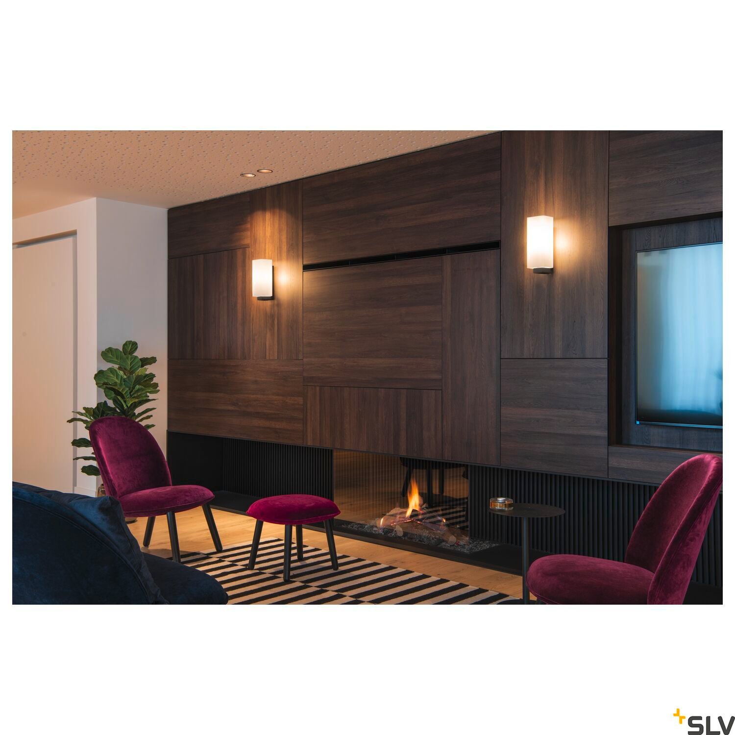 QUADRASS,  Wandaufbauleuchte, E27, schwarz 4