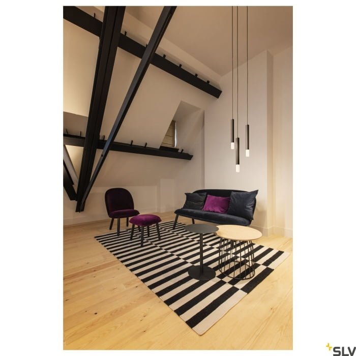 HELIA AMBIENT 35,  LED Pendelleuchte TRIAC schwarz mit Rosette 3