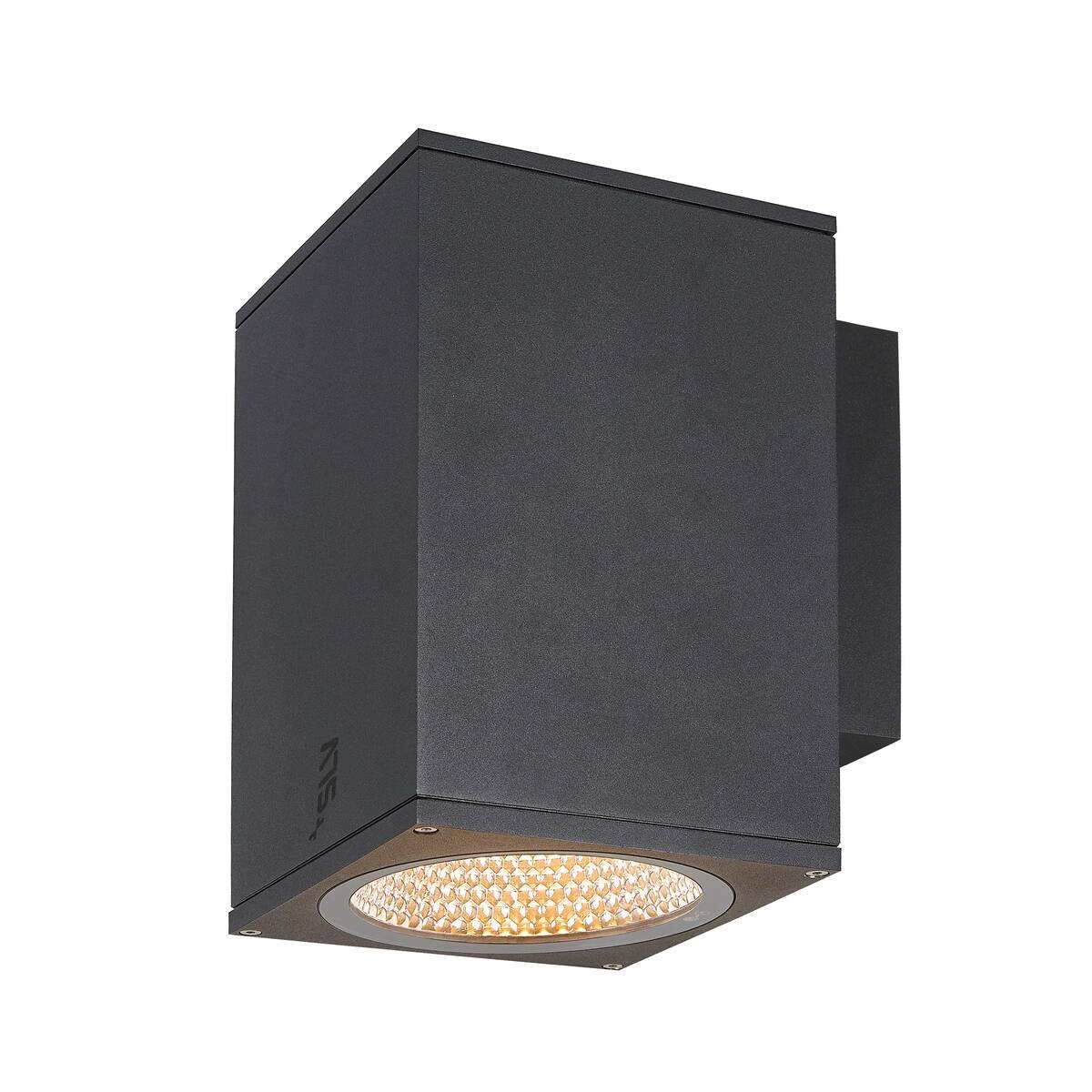ENOLA SQUARE L, single  LED Wandaufbauleuchte anthrazit CCT 3000/4000K