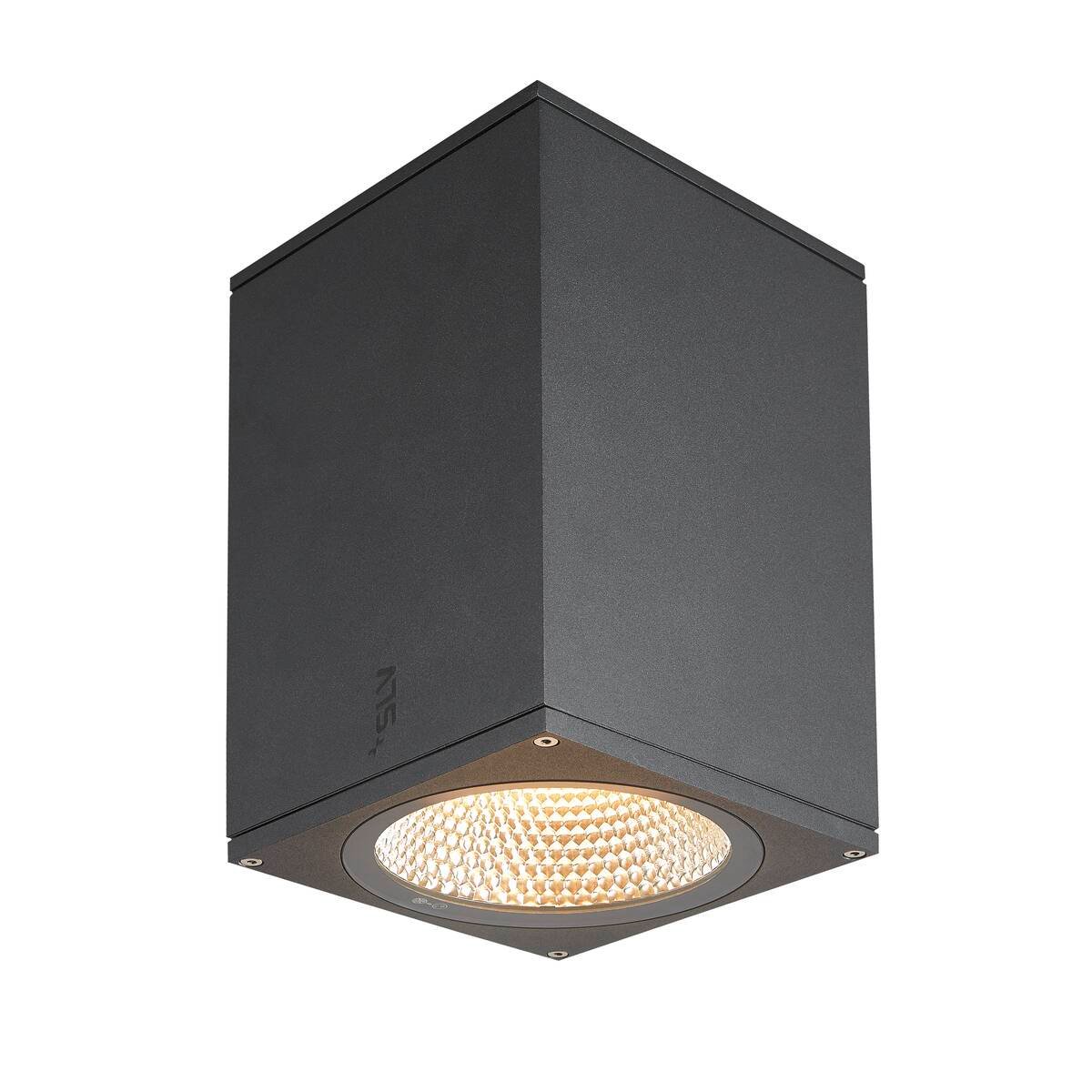 ENOLA SQUARE L  LED Deckenaufbauleuchte anthrazit CCT 3000/4000K 2